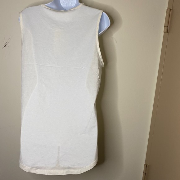 NWT THREADS 4 THOUGHT off white  women's size M U-neck tank top - Picture 2 of 4
